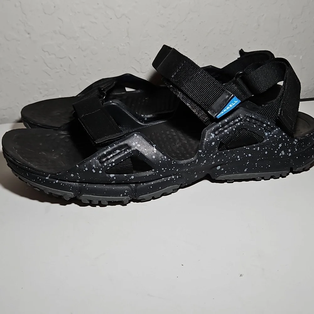 Merrell Mens Hydrotrekker Performance Sport Sandals, Size 10, Black